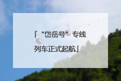 “岱岳号”专线列车正式起航