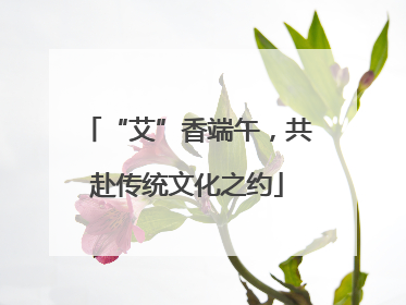 “艾”香端午，共赴传统文化之约