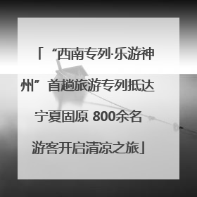 “西南专列·乐游神州”首趟旅游专列抵达宁夏固原 800余名游客开启清凉之旅