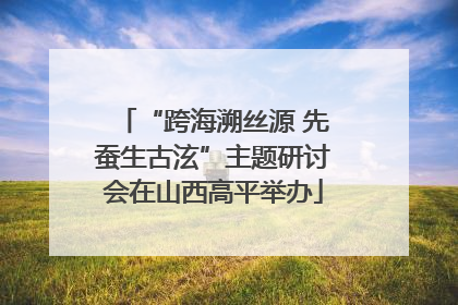 “跨海溯丝源 先蚕生古泫”主题研讨会在山西高平举办