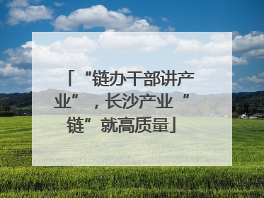 “链办干部讲产业”,长沙产业“链”就高质量