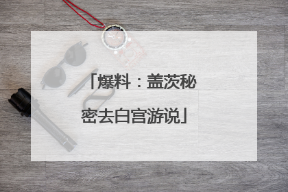 爆料：盖茨秘密去白宫游说
