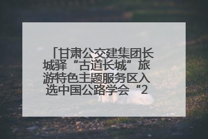 甘肃公交建集团长城驿“古道长城”旅游特色主题服务区入选中国公路学会“2025年度交通与旅游融合创新项目”