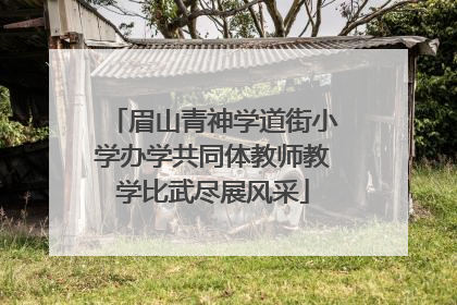 眉山青神学道街小学办学共同体教师教学比武尽展风采