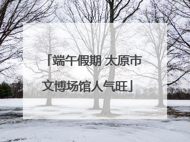 端午假期 太原市文博场馆人气旺
