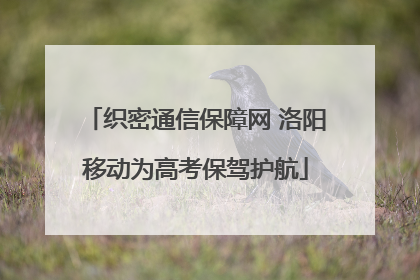 织密通信保障网 洛阳移动为高考保驾护航