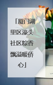 厦门湖里区濠头社区粽香飘溢暖侨心