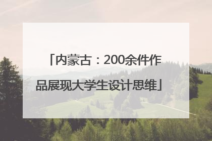 内蒙古：200余件作品展现大学生设计思维