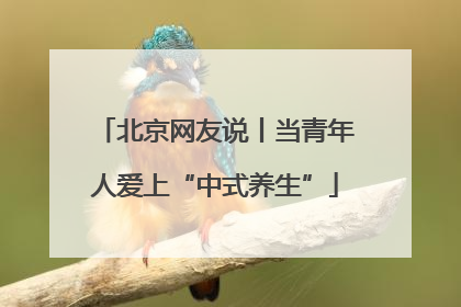 北京网友说丨当青年人爱上“中式养生”