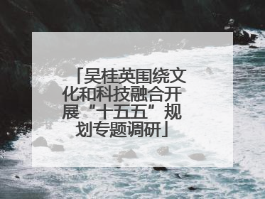 吴桂英围绕文化和科技融合开展“十五五”规划专题调研