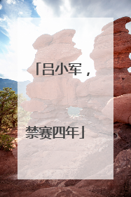吕小军，禁赛四年