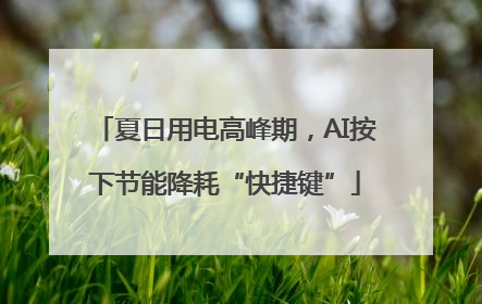 夏日用电高峰期，AI按下节能降耗“快捷键”