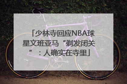 少林寺回应NBA球星文班亚马“剃发闭关”：人确实在寺里