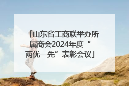 山东省工商联举办所属商会2024年度“两优一先”表彰会议