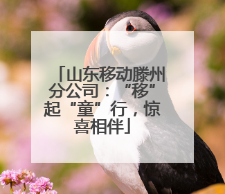 山东移动滕州分公司：“移”起“童”行，惊喜相伴