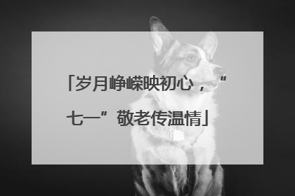 岁月峥嵘映初心，“七一”敬老传温情