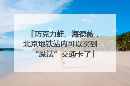 巧克力蛙、海德薇，北京地铁站内可以买到“魔法”交通卡了