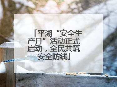 平湖“安全生产月”活动正式启动，全民共筑安全防线
