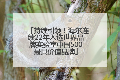 持续引领！海尔连续22年入选世界品牌实验室中国500最具价值品牌