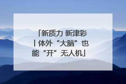 新质力 新津彩丨体外“大脑”也能“开”无人机