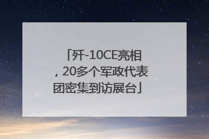 歼-10CE亮相，20多个军政代表团密集到访展台