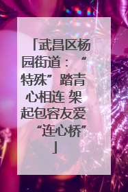 武昌区杨园街道：“特殊”踏青心相连 架起包容友爱“连心桥”