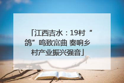 江西吉水：19村“鸽”鸣致富曲 奏响乡村产业振兴强音