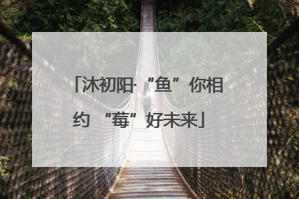 沐初阳·“鱼”你相约 “莓”好未来