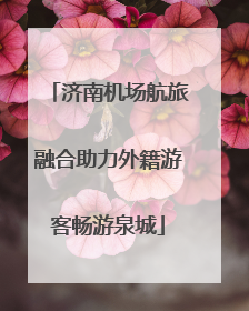 济南机场航旅融合助力外籍游客畅游泉城