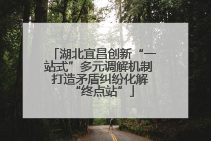 湖北宜昌创新“一站式”多元调解机制 打造矛盾纠纷化解“终点站”