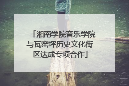 湘南学院音乐学院与瓦窑坪历史文化街区达成专项合作