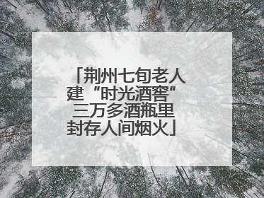 荆州七旬老人建“时光酒窖” 三万多酒瓶里封存人间烟火