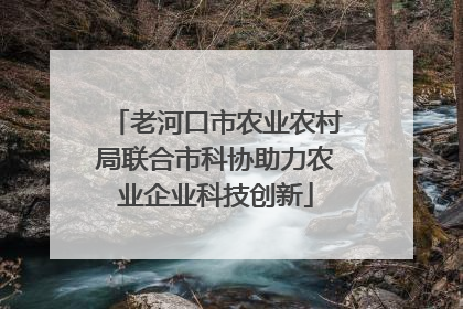 老河口市农业农村局联合市科协助力农业企业科技创新