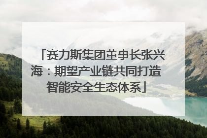 赛力斯集团董事长张兴海：期望产业链共同打造智能安全生态体系