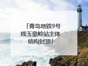 青岛地铁9号线玉皇岭站主体结构封顶