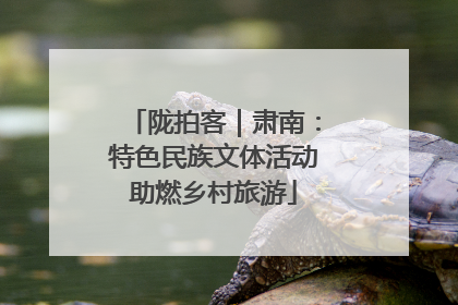 陇拍客｜肃南：特色民族文体活动助燃乡村旅游