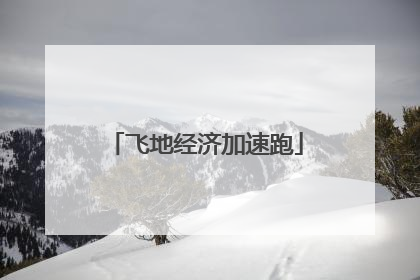 飞地经济加速跑
