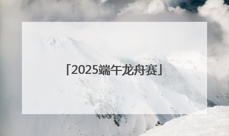 2025端午龙舟赛